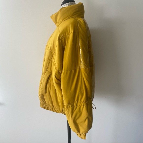 CAbi Acid Yellow Puffer Jacket - Picture 2 of 10